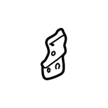 82421-2J00A Nissan Hinge Assy-Rear Door,Lower LH Illustration 1 of 1