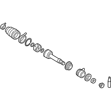 39711-8J100 Nissan Joint Assembly Inner Illustration 1 of 1