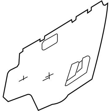 80861-CR010 Nissan Screen-Sealing Illustration 1 of 1