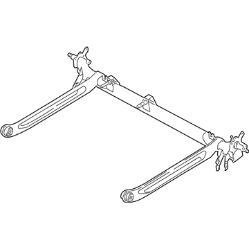 55501-5M01A Nissan Rear Suspension Beam Complete Illustration 1 of 1