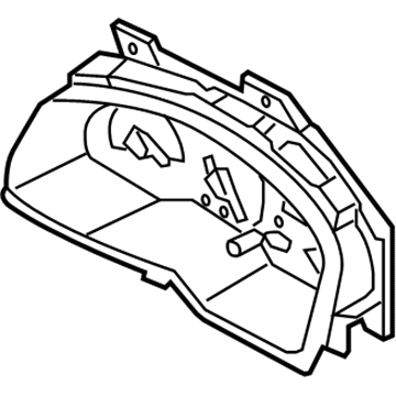 24820-CW50B Nissan SPEEDO W ODO/TR Illustration 1 of 1