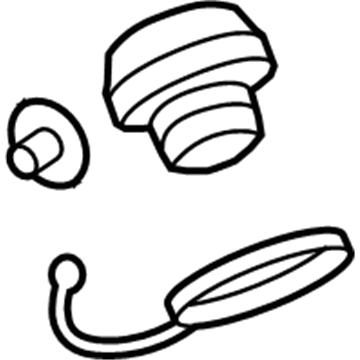 17251-1LA0B Nissan Filler Cap Assembly Illustration 1 of 1