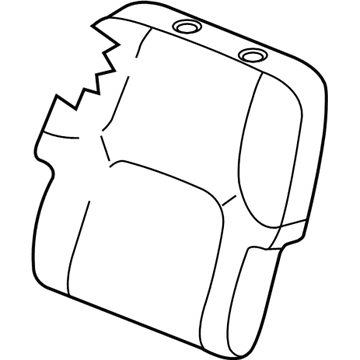Nissan 87620-ZP02C Trim Assembly - Front Seat Back