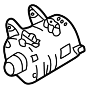 92610-4S100 Nissan Compressor Wo Cl Illustration 1 of 1