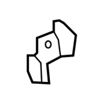 90529-1JA3A Nissan Bracket-Bumper Rubber Illustration 1 of 1