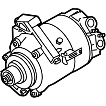 92610-CD10B Nissan Compressor Wo Cl Illustration 1 of 1