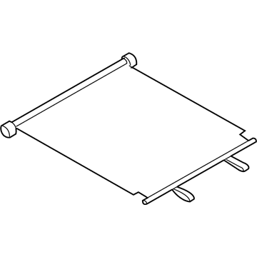 Nissan 999N3-KL001 Cargo Cover (Retractable) Sage 999N3-KL001 Nissan Cargo Cover (Retractable) Sage Illustration 1 of 1