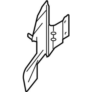 Nissan 62811-ZT50A Guide-Air, Front LH