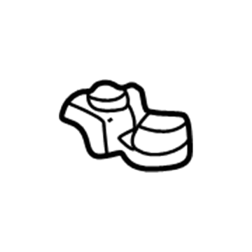 21542-VK800 Nissan Bracket-Radiator Mounting,Upper Illustration 1 of 1