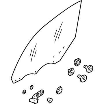 80301-AG305 Nissan Glass Assembly-Door Illustration 1 of 1