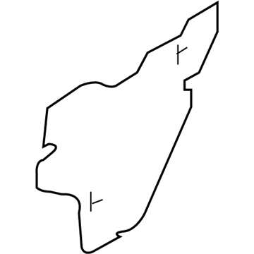 82860-AL510 Nissan Screen-Sealing Illustration 1 of 1