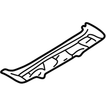 Nissan 91381-2W100 Trim-Sunroof Side,LH