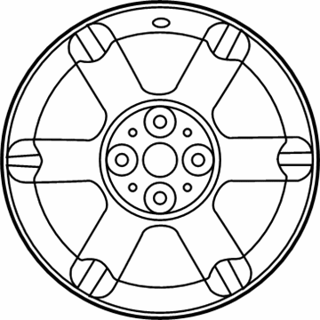 2005 Nissan Sentra Spare Wheel - 40300-6Z800