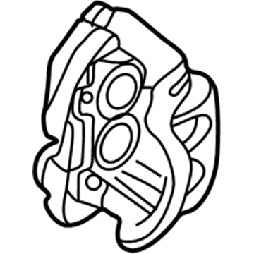 D1001-1W600 Nissan CALIPER Assembly-Front RH,W/O Pads Or SHIMS Illustration 1 of 1