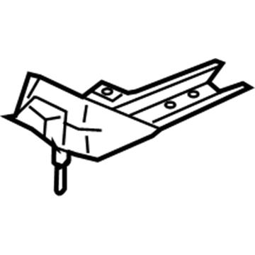 Nissan 67401-CA00A Member - Dash Lower Cross, L