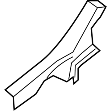 Nissan 769B6-3TA0B Plate-Kicking,Rear RH
