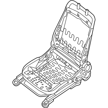 87151-3NF0A Nissan Frame Assy-Cushion,Front Seat LH Illustration 1 of 1