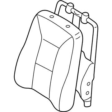 Nissan 87650-7B200 Back Assy-Front Seat