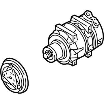92600-4W00A Nissan Compressor-Cooler Illustration 1 of 1