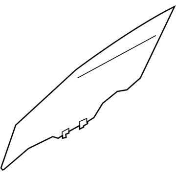 80300-1FA0A Nissan Glass Door Window RH Illustration 1 of 1
