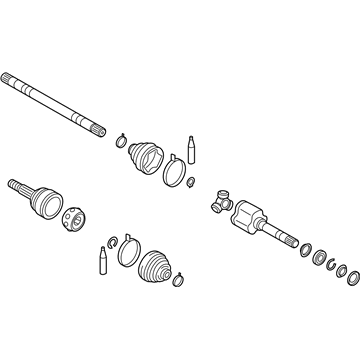 Nissan 39101-3NA0D Shaft Ft Drive