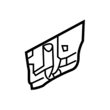 Nissan 75924-EG000 Bracket Front S 75924-EG000 Nissan Bracket Front S Illustration 1 of 1