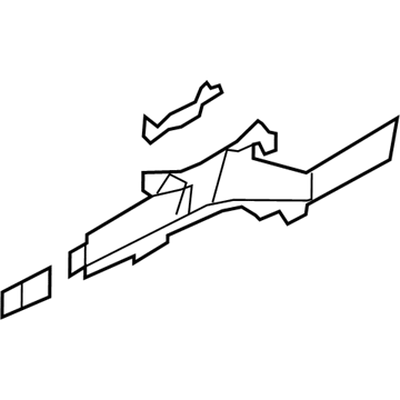Nissan 75131-JJ90A Plate-Closing,Front Side Member LH