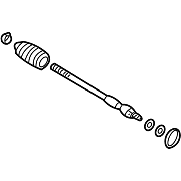 yunです。 48521-5Y025 Genuine Nissan 485215Y025 Socket Kit Tie Rod Inner