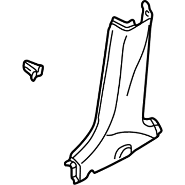 Nissan 76915-3Y000 Garnish-Center Pillar,Lower RH
