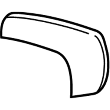 Nissan 96366-0W916 Mirror-Glass,L