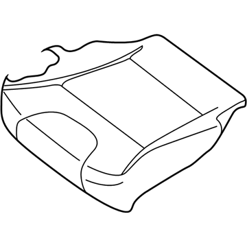 Nissan 87370-3SA1B Trim Assembly Cushion Front Sea 87370-3SA1B Nissan Trim Assembly Cushion Front Sea Illustration 1 of 1
