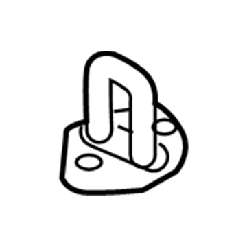 90570-CA00A Nissan Back Door Lock Striker Illustration 1 of 1