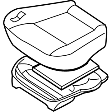 Nissan 87300-0W060 Cushion Assy-Front Seat