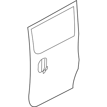 Nissan H2152-3LNMA Panel-Slide Door, Outer RH