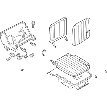 Nissan 88000-9Z511 Seat Kit-Jump,RH