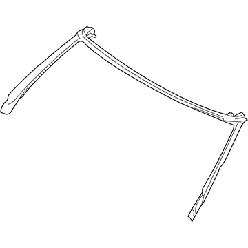 Nissan 76860-1ET0B Weatherstrip-Body Side,RH