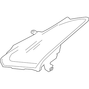 Nissan 26025-JF60B Passenger Side Headlamp Housing Assembly 26025-JF60B Nissan Passenger Side Headlamp Housing Assembly Illustration 1 of 1