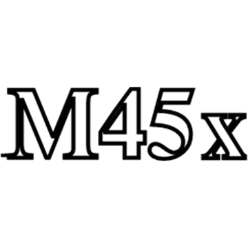 84896-EJ71C Nissan Trunk Lid Emblem Illustration 1 of 1