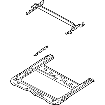 Nissan 91306-3JA2A Rail Complete-SUNROOF