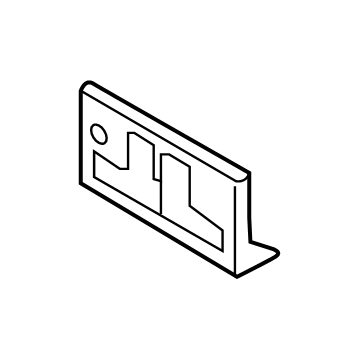 Nissan 96210-EZ00B Bracket-Licence Plate