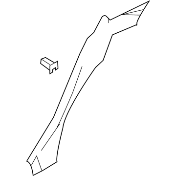 76917-AL501 Nissan GARNISH-Rear Wh Illustration 1 of 1