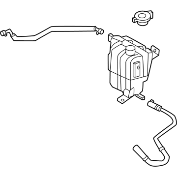 Koelvloeistof Expansie Tank Nissan Frontier Navara D40 - 21710-JR80A / 21710-EC01A