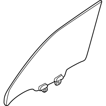 Nissan 80300-AS802 Glass Assembly-Door