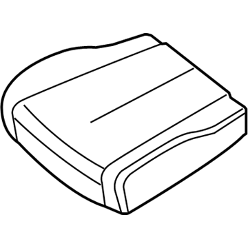 87300-ZX60D Genuine Nissan 87300ZX60D Front Seat Cushion Assembly
