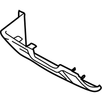 Nissan 68106-9E000 Panel-Instrument Lower,Driver