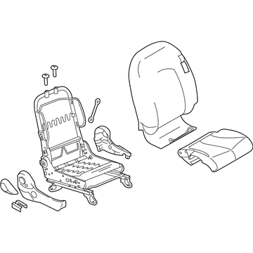 Nissan 87000-3AN0A Seat Assembly-Front, RH