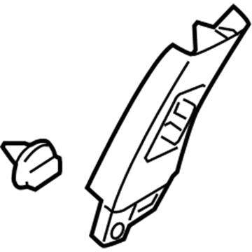 76914-1BA0A Nissan GARNISH-Center Illustration 1 of 1