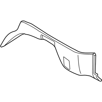 Nissan 84951-3W702 Finisher-Luggage Side,Lower LH