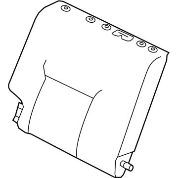 Nissan 88600-5RL2A Back Assy-Rear Seat,RH