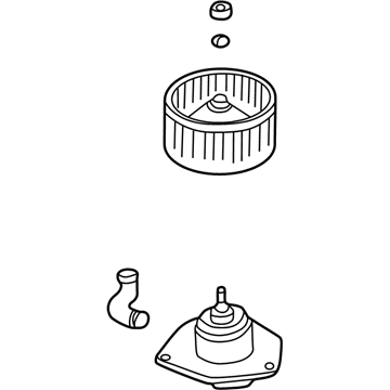 Nissan 27220-7J211 Motor & Fan Assembly